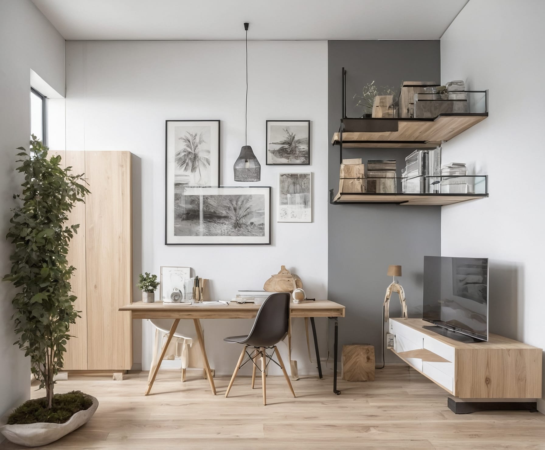 Transformación interior moderna y acogedora